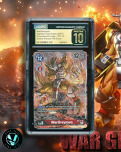 Load image into Gallery viewer, Wargreymon - CGC 10 Pristine - Evolution Cup Promo
