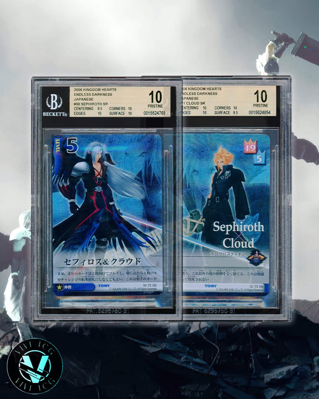 Sephiroth and Cloud - BGS 10 - Japanese